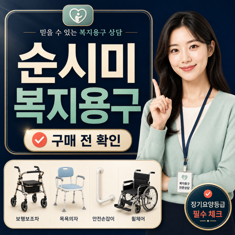 순시미 복지용구사업소, 장기요양등급 구매 전 확인할 5가지