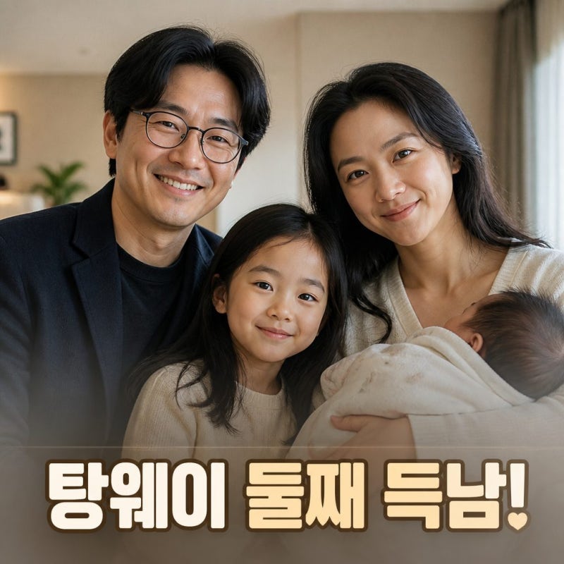 탕웨이 나이 47세ㅣ둘째 득남!