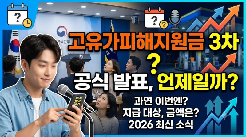 고유가피해지원금 3차 신청 있나요?