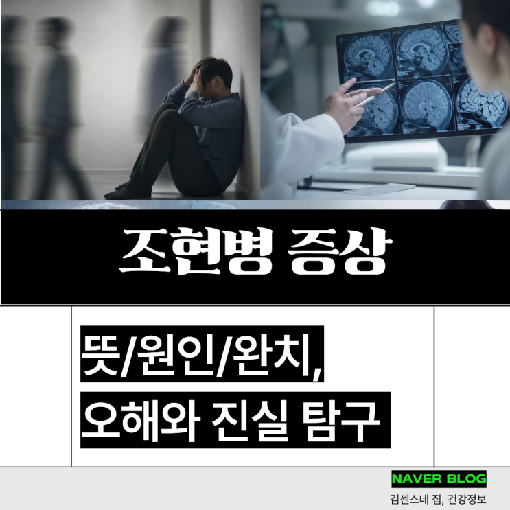 <b>조현병</b> 증상 뜻, 원인과 완치에 대한 오해와 진실