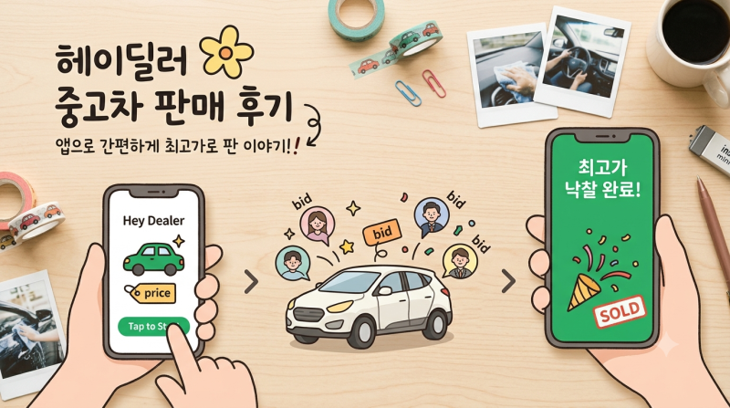 헤이딜러 제로 후기｜직접 중고차 판매해 본 솔직 후기 (2편)