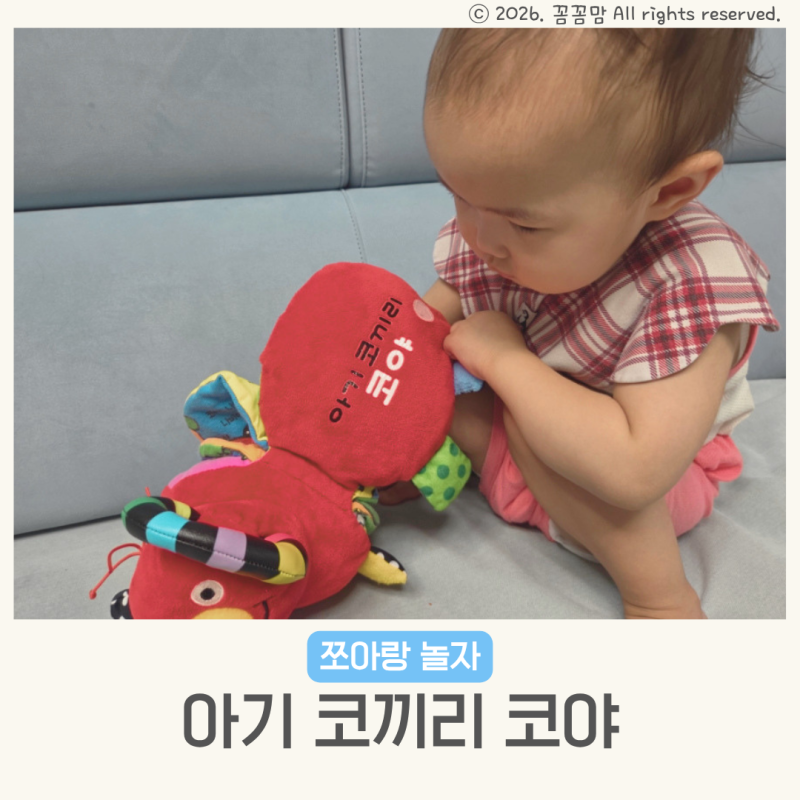 아기 코끼리 코야 세탁방법 아기헝겊책 사용시기