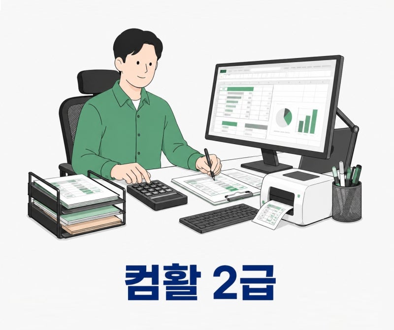 컴퓨터활용능력 자격증, 컴활 2급 필기 실기 시험일정 확인 가이드
