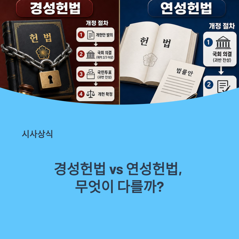 개헌 이야기 나올 때마다 빠지지 않는 '경성헌법 vs 연성헌법', 차이점이 뭘까?