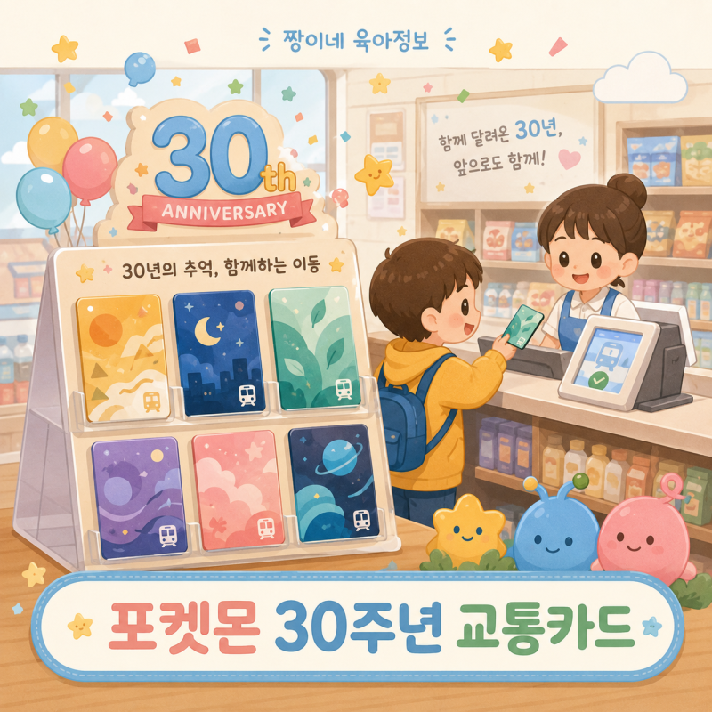 포켓몬 30주년 교통카드 30종, 편의점 판매처·가격·구매 방법