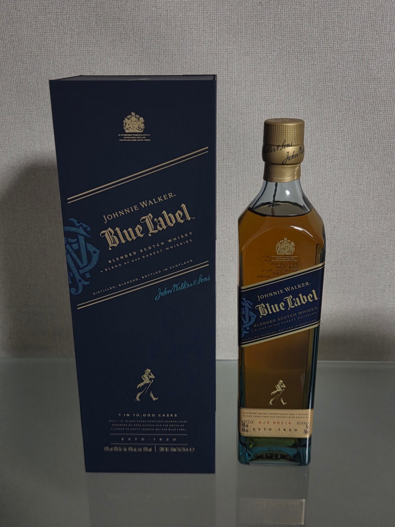 조니워커 블루라벨 750ml 시음 / 구매 후기