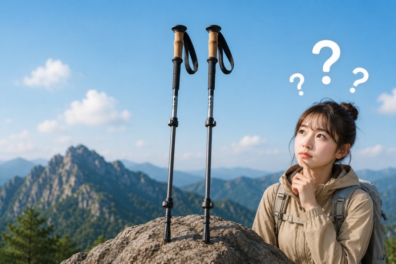 등산스틱 필요성과 사용법, 종류 한방에 정리!