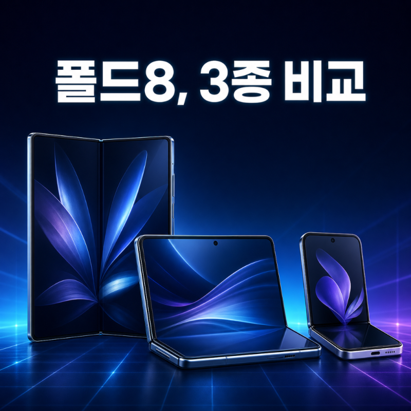 갤럭시 Z 폴드8 출시, 울트라·폴드·플립 차이 정리