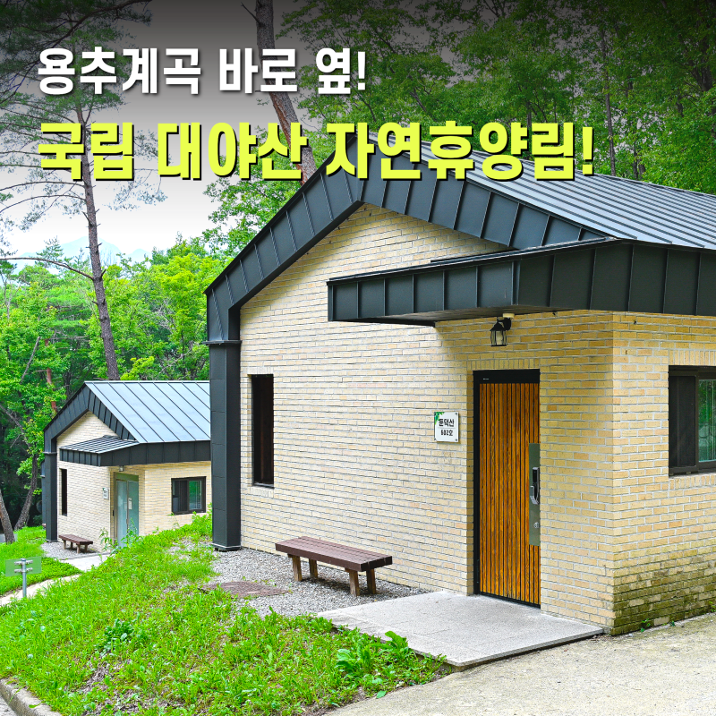 문경가볼만한곳 국립대야산자연휴양림 용추계곡 문경숙소 추천