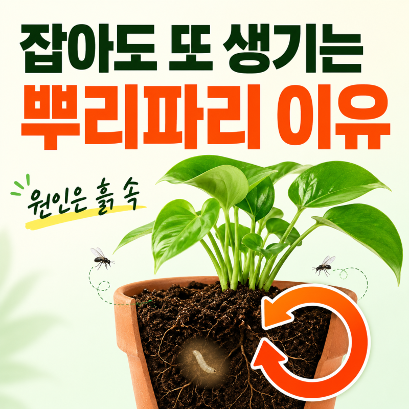 몇 번을 없애도 다시 생기는 뿌리파리, 이유가 있다