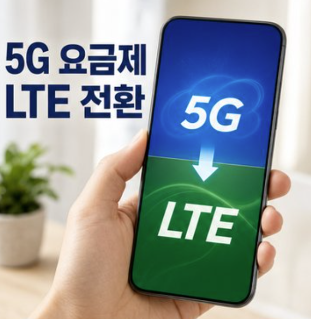 5G 요금제 LTE 전환 방법 통신사별 변경 절차
