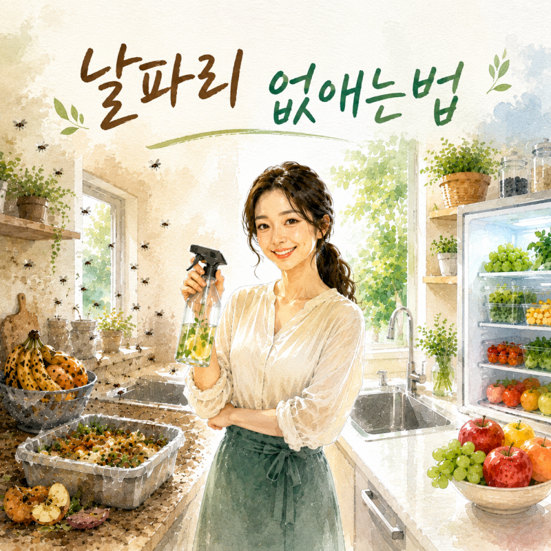 날파리없애는법 총정리 집안 날파리 퇴치부터 재발 방지까지 한 번에 해결