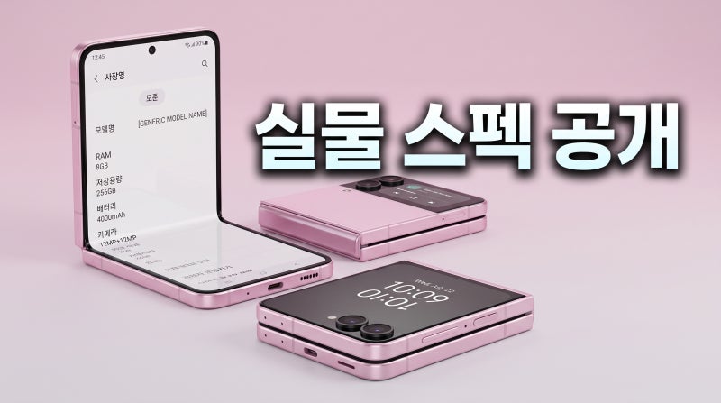 갤럭시 Z 플립8 가격 출시일 사전예약 혜택 스펙 총정리