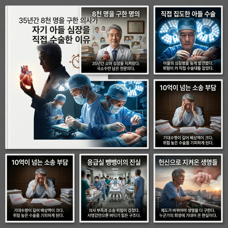 유퀴즈 흉부외과 김웅한 교수 아들 수술 비하인드