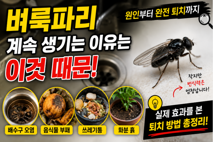 벼룩파리가 계속 생기는 이유는 무엇일까? 원인부터 완전 퇴치 방법까지