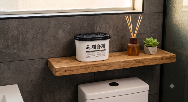 화장실 습기 제거 방법, 제습제 효과 있을까?