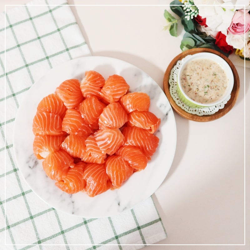 연어초밥 만드는법 맛있는 단촛물(초대리) 비율