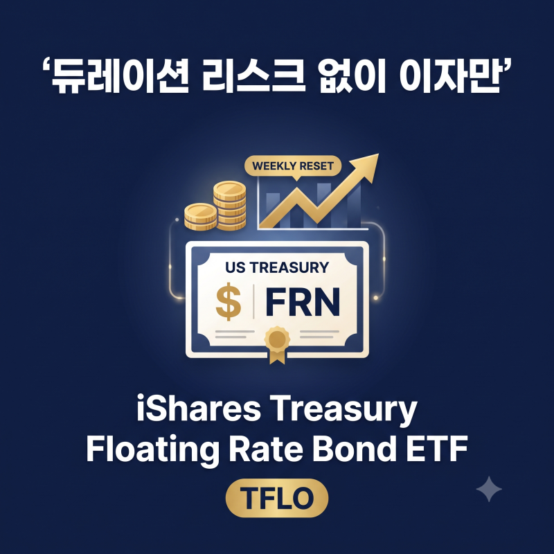 듀레이션 리스크 없이 이자만 챙긴다 – iShares Treasury Floating Rate Bond ETF (티커: TFLO)