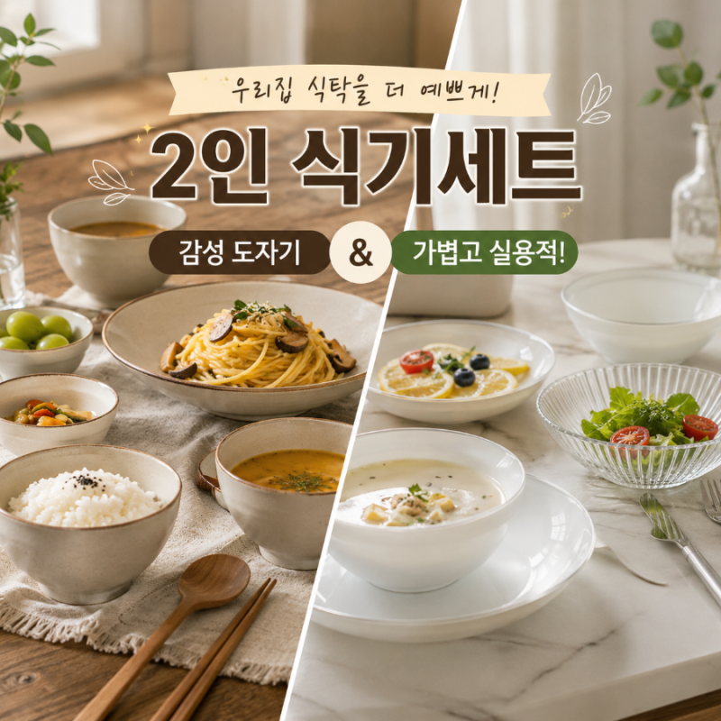 자취방 새집 이사 식기세트 고민 끝 오덴세 vs 코렐