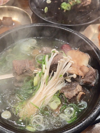 왕십리밥집 동뜨다갈비 갈비탕 정식 후기 성동구청맛집 점심 추천