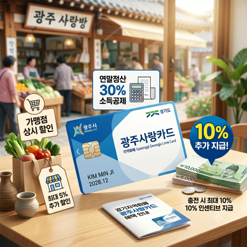 광주사랑카드 혜택 총정리 경기지역화폐 앱 신청 절차 법