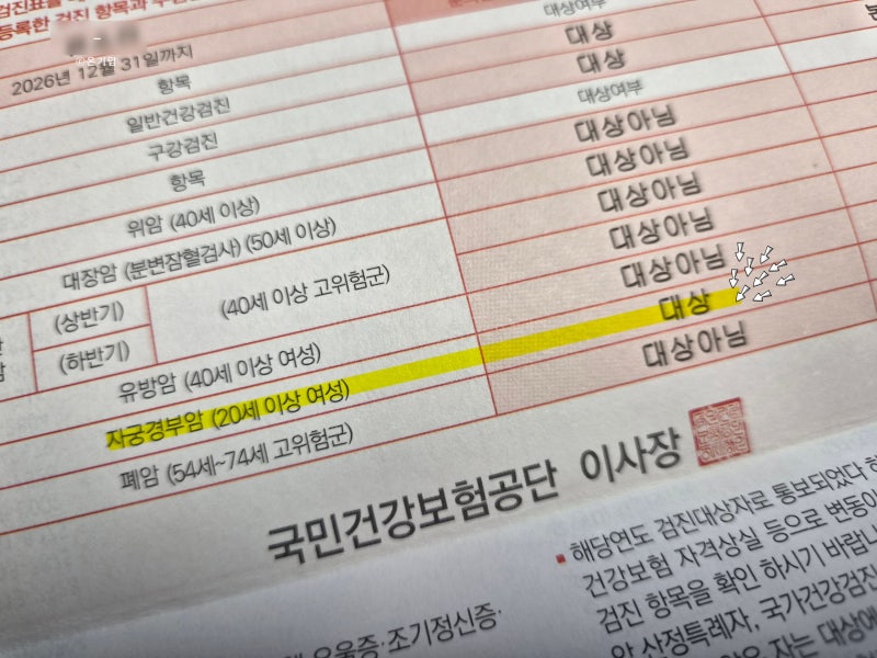 국가검진 자궁경부암 무료 대상과 검사 결과 기간, 병원 찾기, 초음파 실비처리까지 총정리