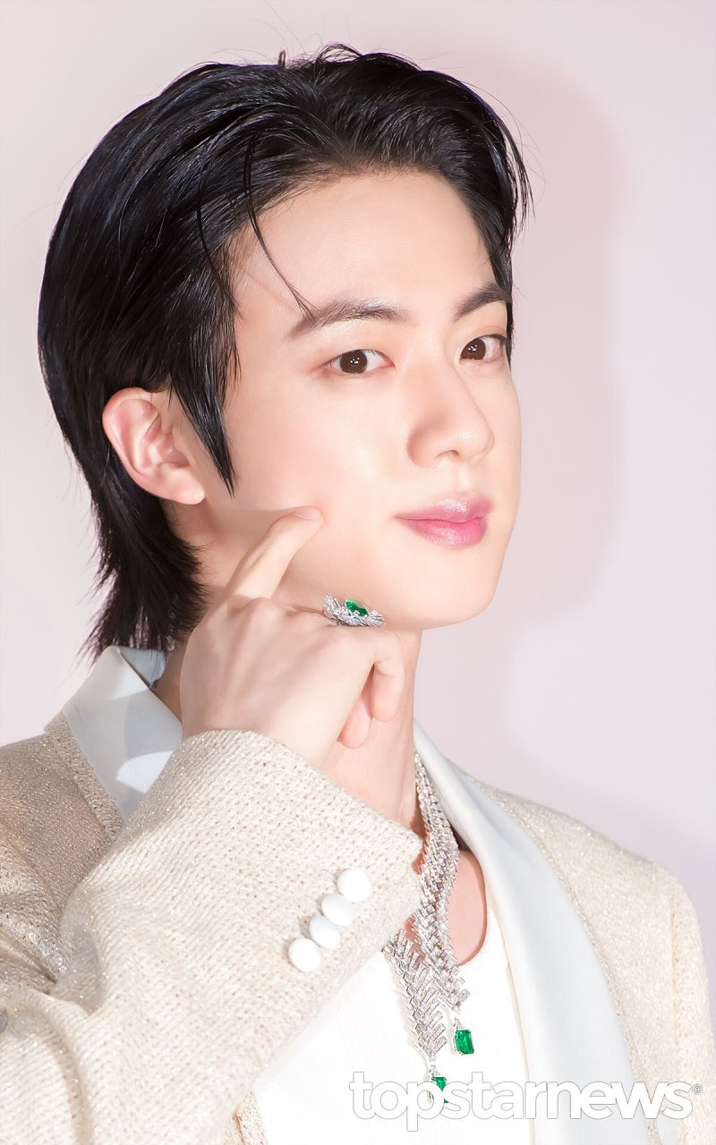 BTS 진 男아이돌 스타 3위 안착 미모 센터의 굳건한 존재감