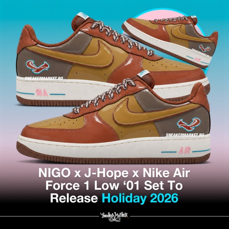 방탄소년단 제이홉 X 니고 NIGO X 나이키 NIKE 콜라보 성사ㅣ에어포스원 신발 제품 정보 가격 출....
