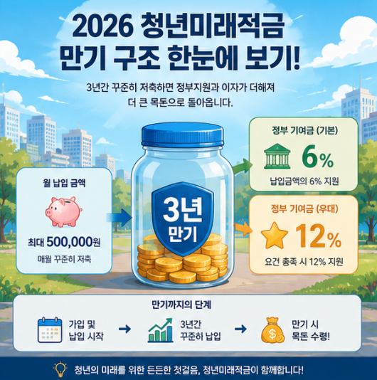 2026 청년미래적금 만기 3년 뒤 금액보다 유지조건 먼저 봐야 하는 이유
