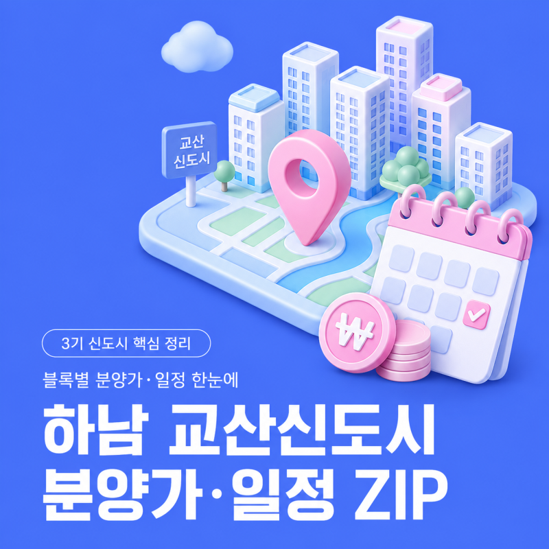 하남 교산신도시 블록별 분양가 분양일정, 분양가상한제와 전매제한 핵심만