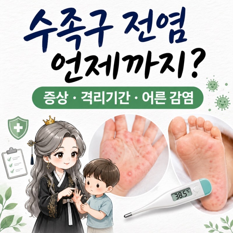 수족구 전염 언제까지? 증상·격리기간·어른 감염까지 총정리