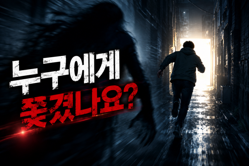 쫓기는 꿈 해몽 50가지｜모르는 사람·살인마·경찰에게 쫓기는 꿈