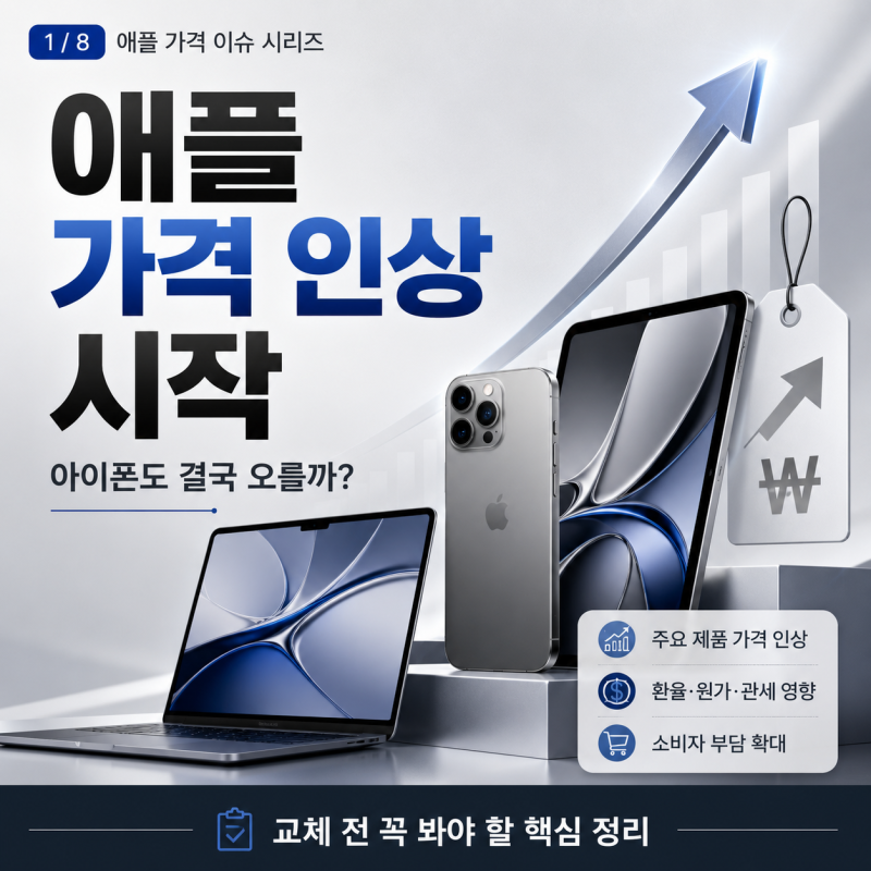 "애플 가격 인상 현실화" 아이폰 17 프로 일반 차이 교체 가이드