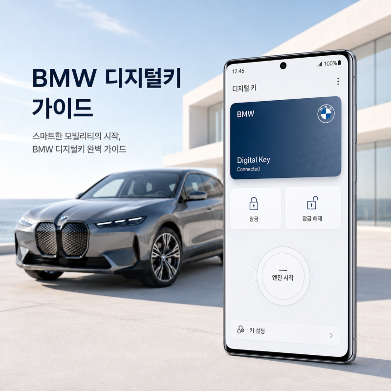 스마트시대의 시작, BMW 디지털키 가이드