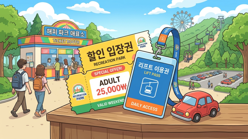 서울랜드 동물원 패키지 할인 및 서울대공원 리프트 가격 주차장 완벽 가이드