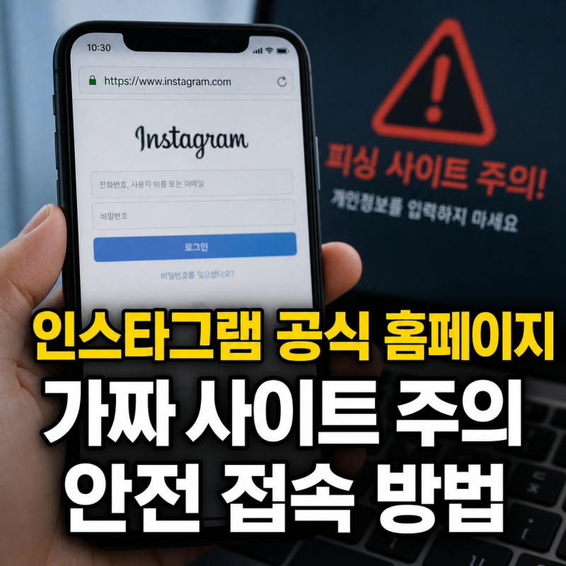 인스타그램 공식 홈페이지로 안전하게 접속하는 방법