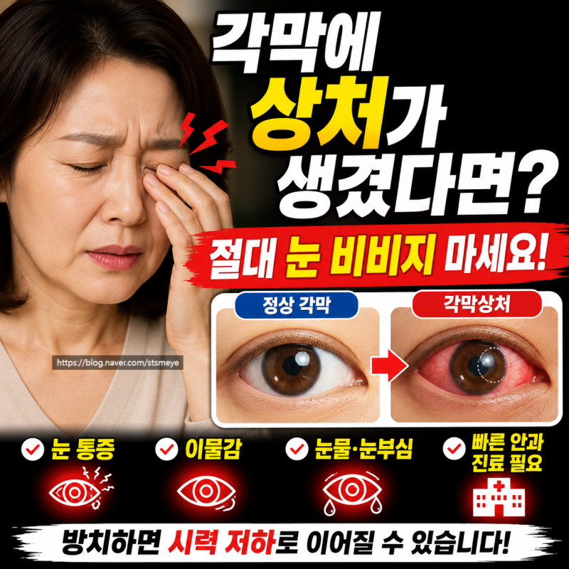 송탄 안과, 송탄성모안과 : 각막에 상처는 왜 생길까요? 원인과 치료법 총정리를 알려드립니....