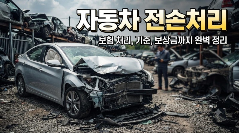 자동차 전손처리,손해 안 보려면?
