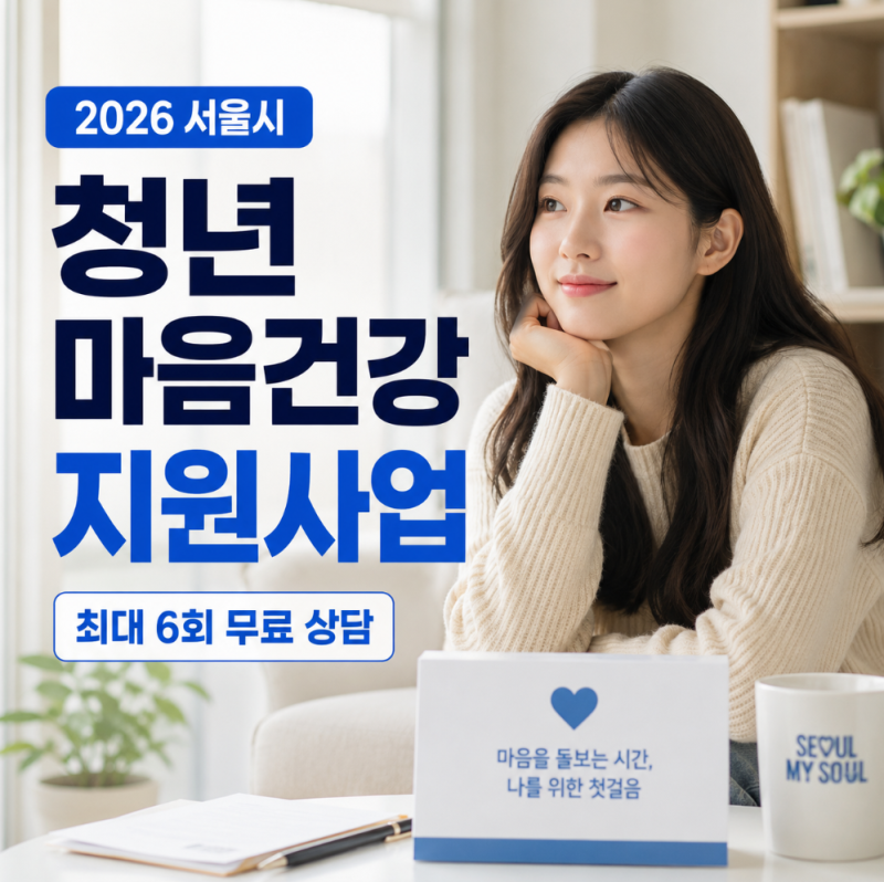 2026 서울시 청년 마음건강 지원금 신청방법 (~7월23일)