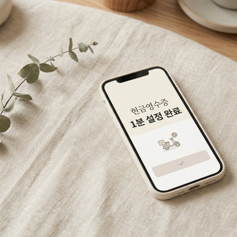 쿠팡이츠 현금영수증 자동발급 등록 방법 1분 만에 끝내기 (연말정산 팁)