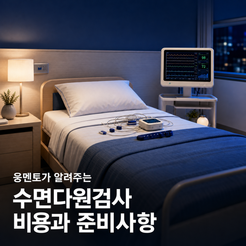 수면다원검사 비용 준비사항 알아보기