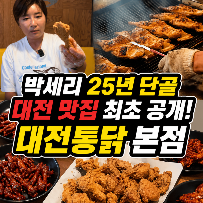 박세리 25년 단골 대전 맛집 최초 공개! '대전통닭 본점',