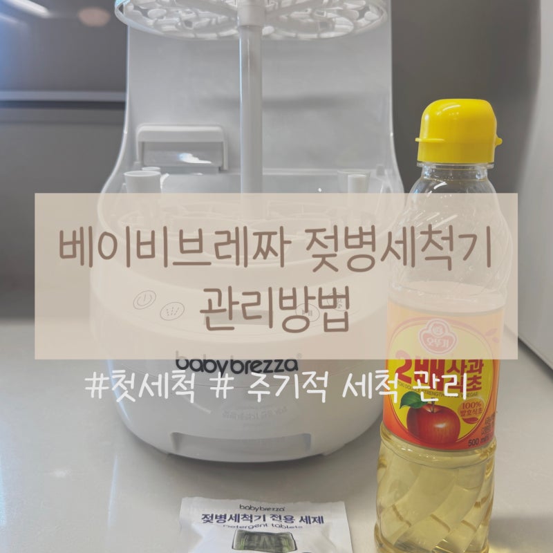 베이비브레짜 젖병세척기 | 첫 세척부터 주기적인 관리 방법까지