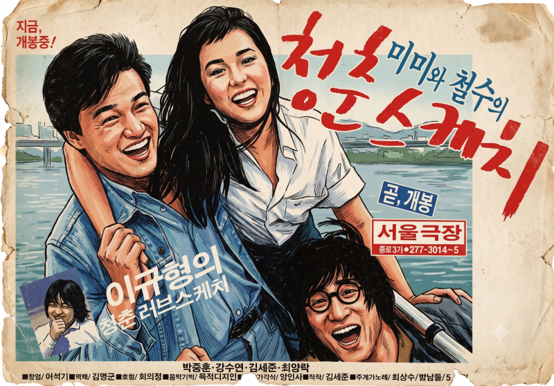 미미와 철수의 청춘스케치, 스무 살 강수연 박중훈의 첫 만남