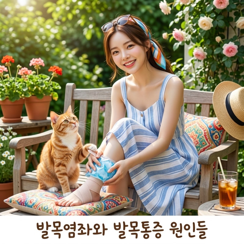 걸을 때마다 복사뼈 주변이 시큰거린다면? 발목염좌와 발목통증 원인들