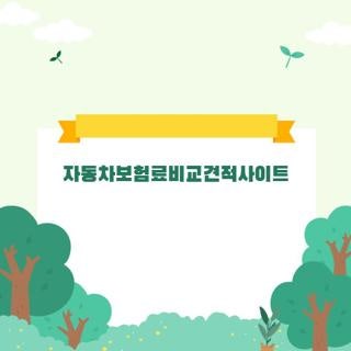 자동차보험료비교견적사이트 인터넷 및 다이렉트 실시간계산 신청방법 총정리
