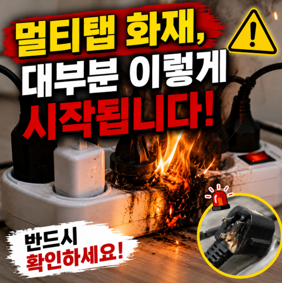멀티탭 화재, 전기안전관리자가 알려주는 방지 팁!