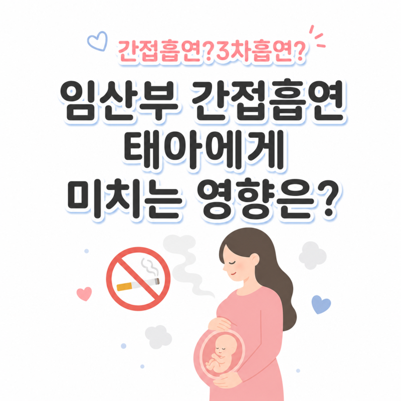 임산부 간접흡연,3차흡연, 태아에게 미치는 영향 총정리
