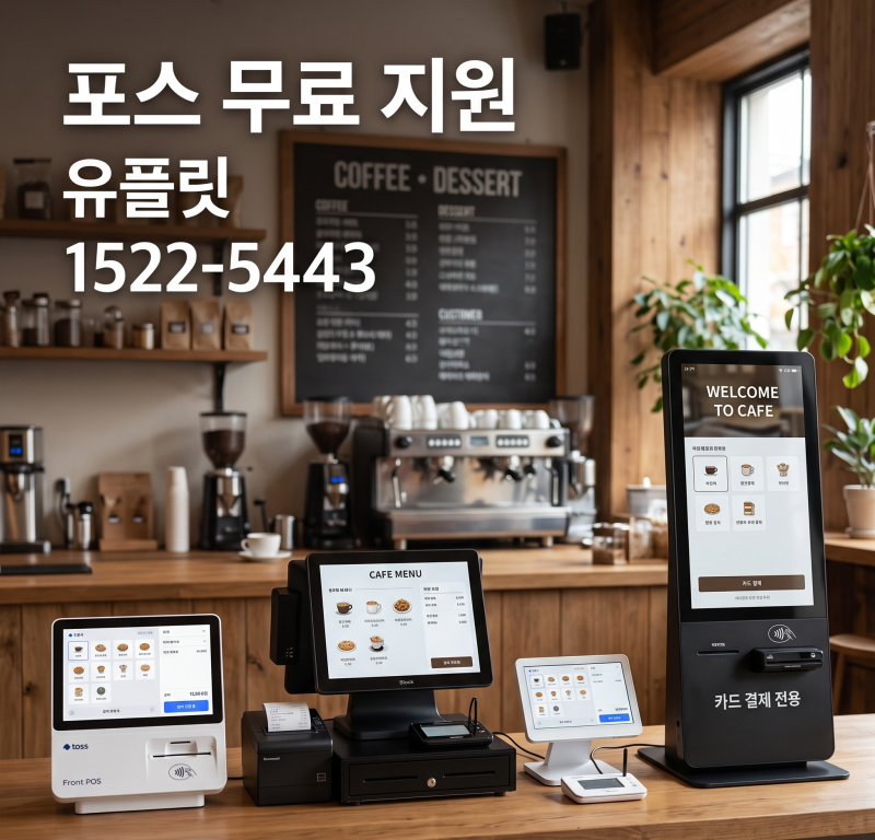 토스 포스 단말기 무료 이지체크 포스 키오스크 무료 지원 자영업자 창업 초기 비용 절약 [유....