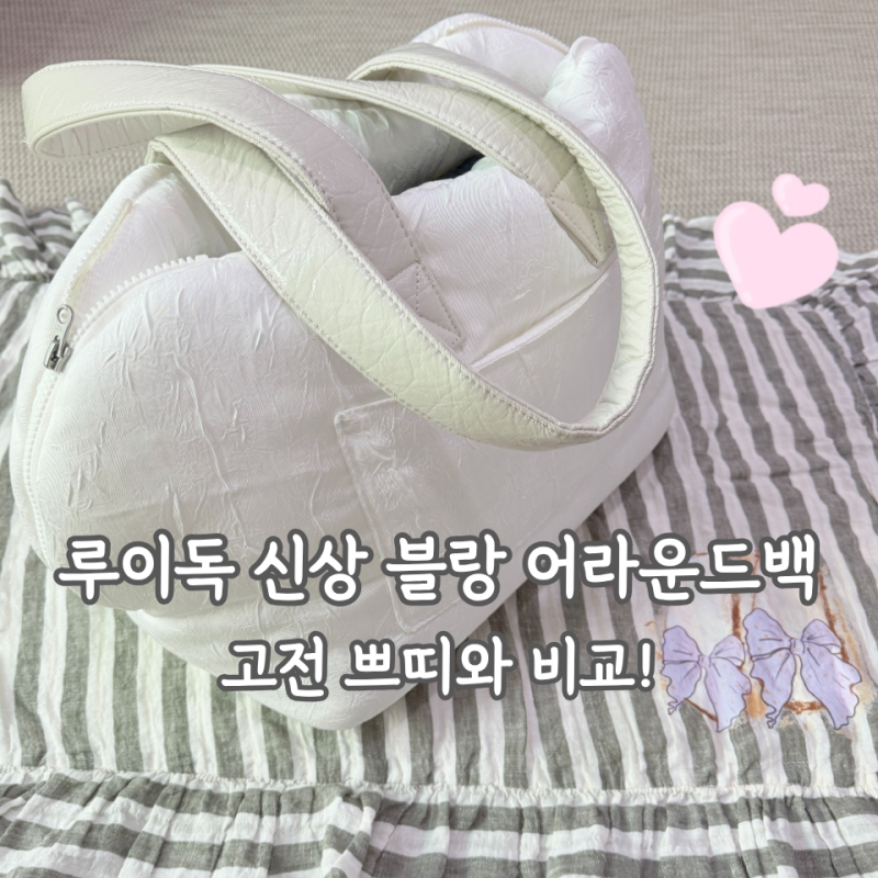 루이독 블랑 어라운드백 신상 후기(feat. 고전 어라운드 쁘띠 사이즈와 비교)